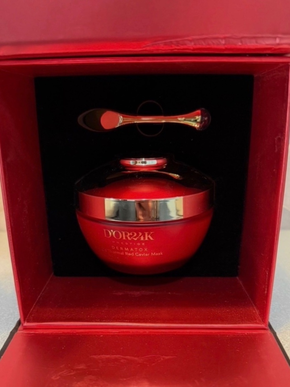 NIB D'OR24K Prestige Dermatox BioThermal Red Caviar Mask 1.7 fl oz Free Shipping